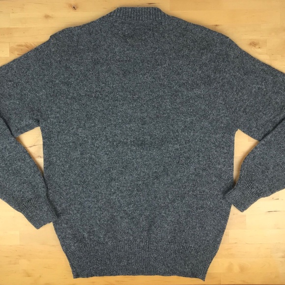 VTG Jantzen Wool Sweater Crewneck Gray Multicolor Made In USA EUC - Picture 9 of 11